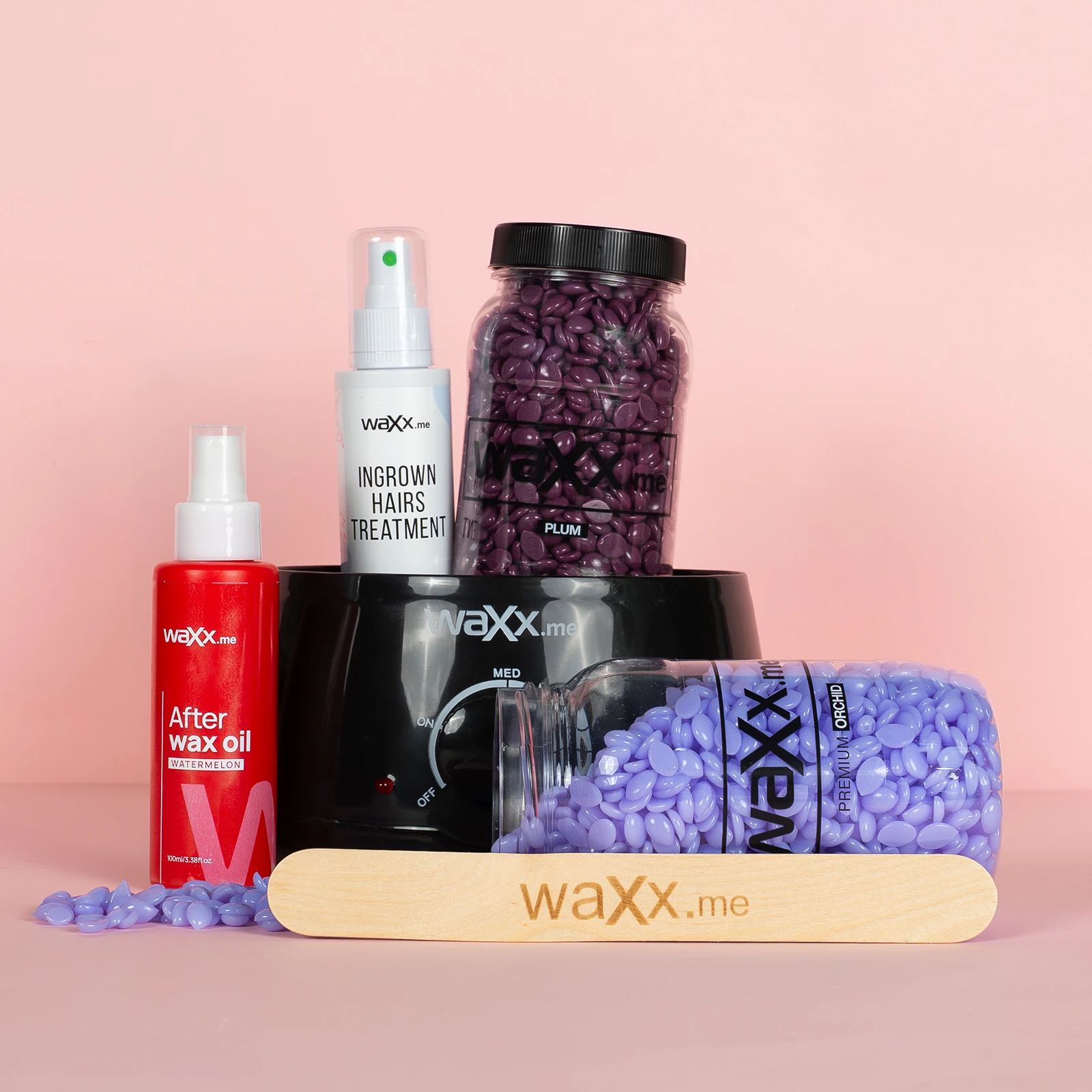 WaXx Box Beachy Legs  + Dárek Olej pro použití po aplikaci vosku 