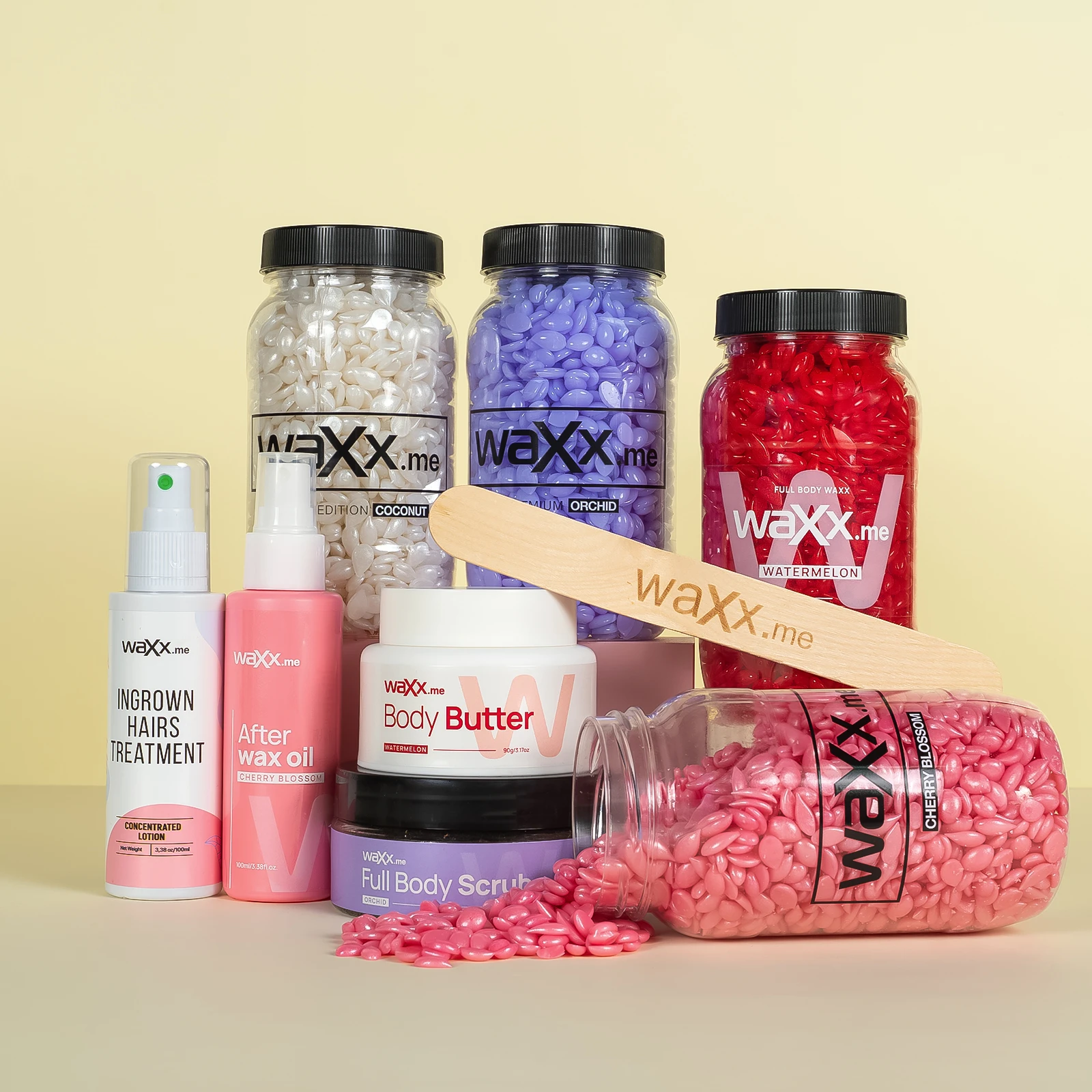 WaXx Box Juicy Mix  + Dárek Peeling pro celé tělo 
