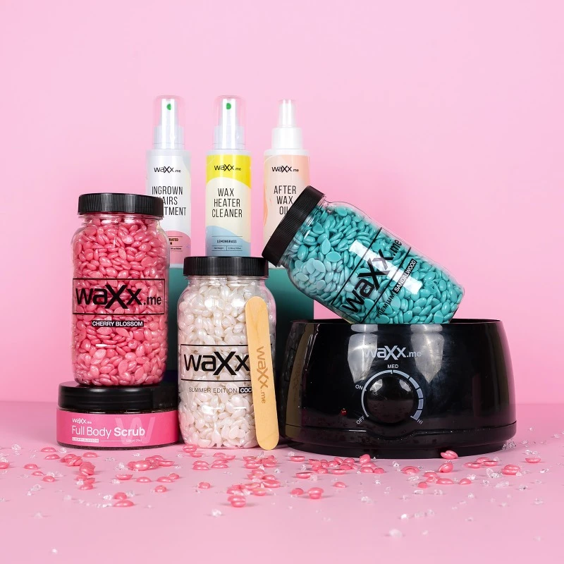 WaXx Box Pink Touch  + Dárek Péče o zarostlé chloupky 