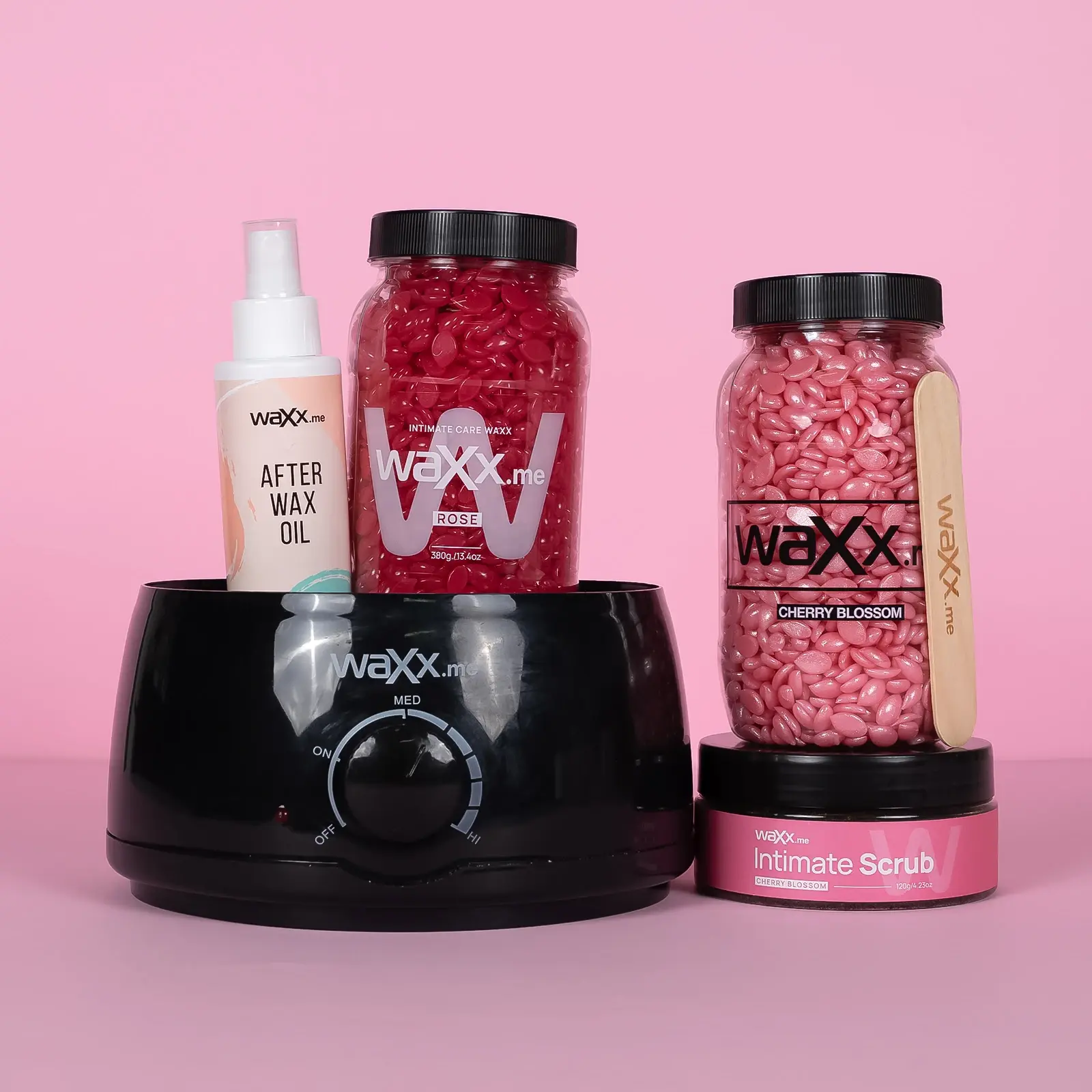 WaXx Limited Cherry Blossom Box  + Dárek Olej pro použití po aplikaci vosku 