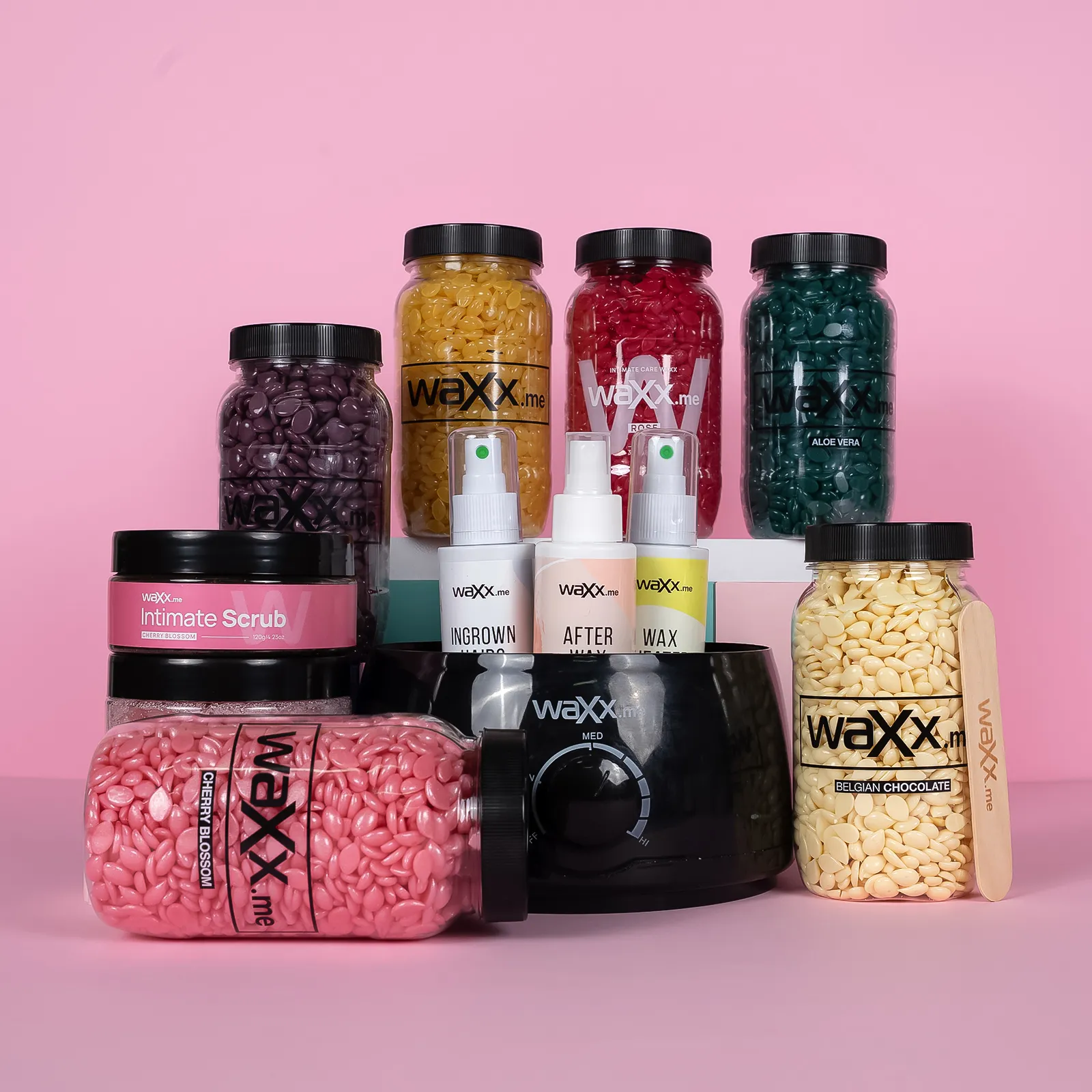 WaXx Cherry Glow Box  + Dárek 2 Tělové vosky 