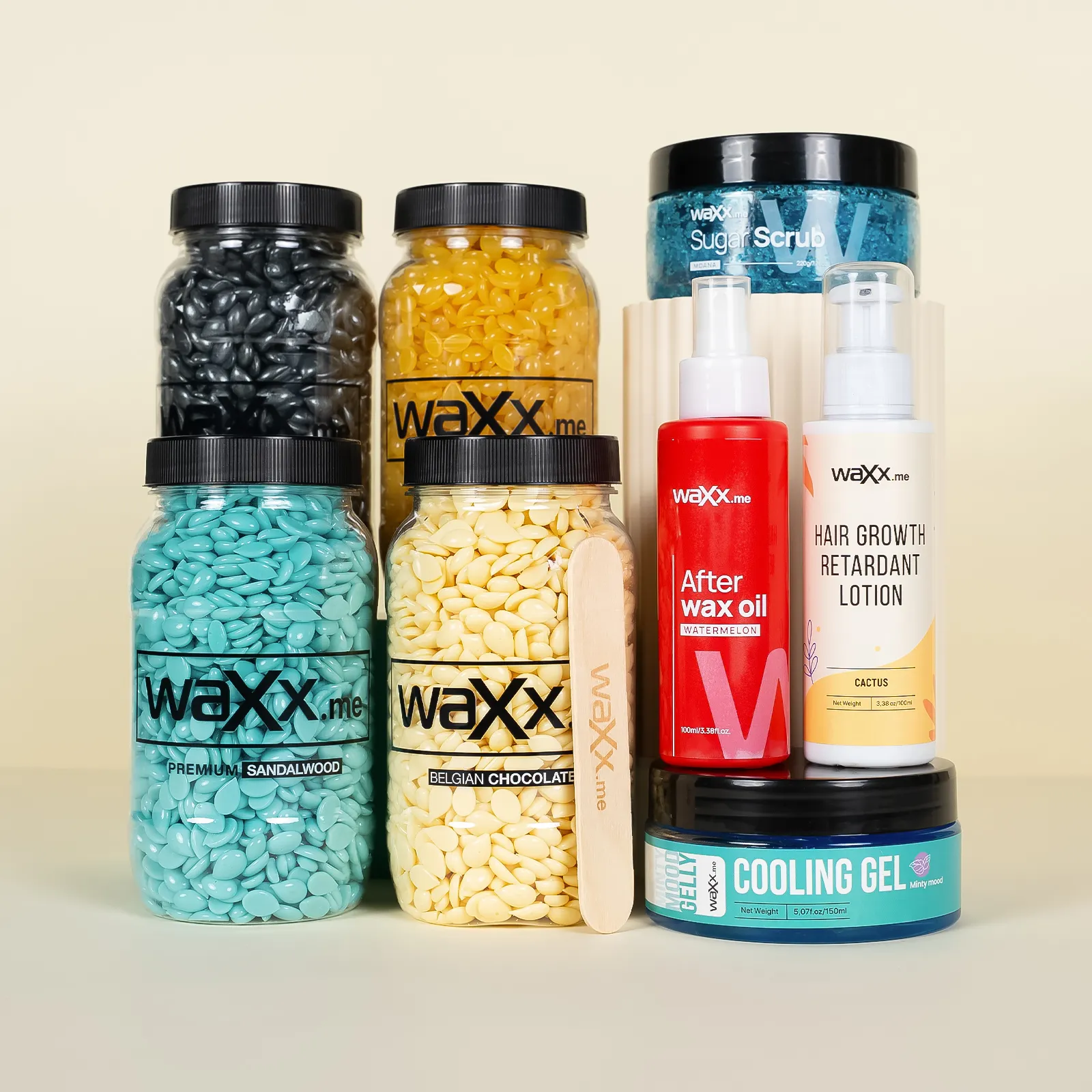 WaXx Box Golden Glow  + Dárek Chladivý gel 