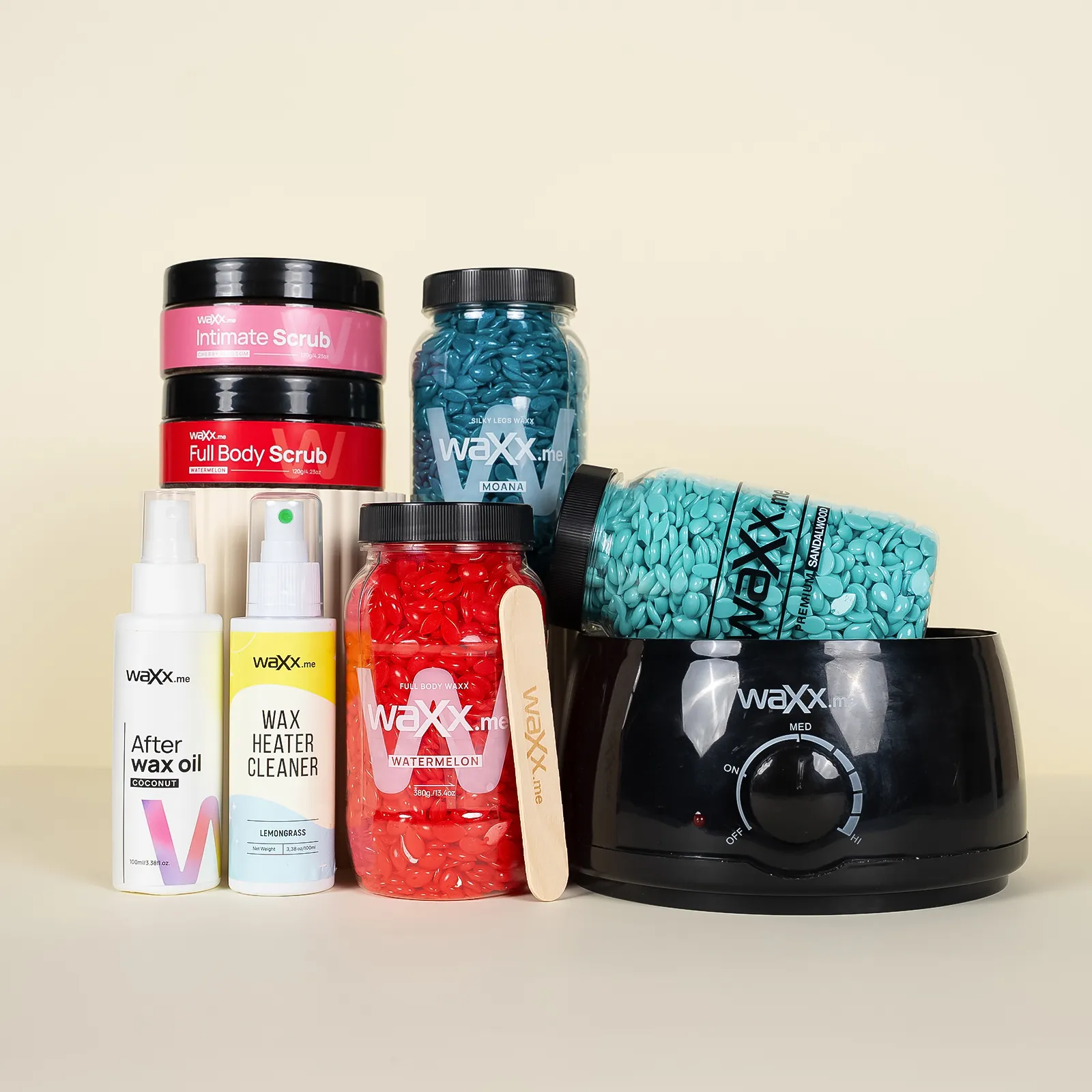 WaXx Box Summer Skin Saviors  + Dárek Peeling pro celé tělo 