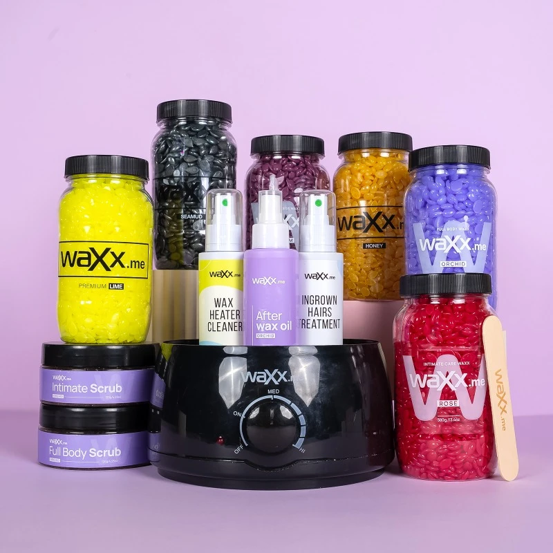 WaXx Box Purple Touch  + Dárek 2 Tělové vosky 