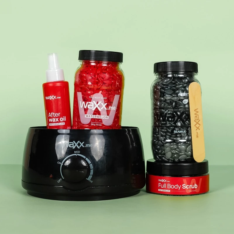 WaXx Box Full Body Glow  + Dárek Olej pro použití po aplikaci vosku 