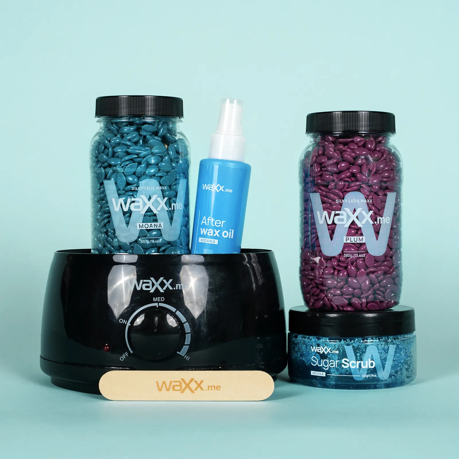 WaXx Silky Legs Box  + Dárek Sugar Scrub 