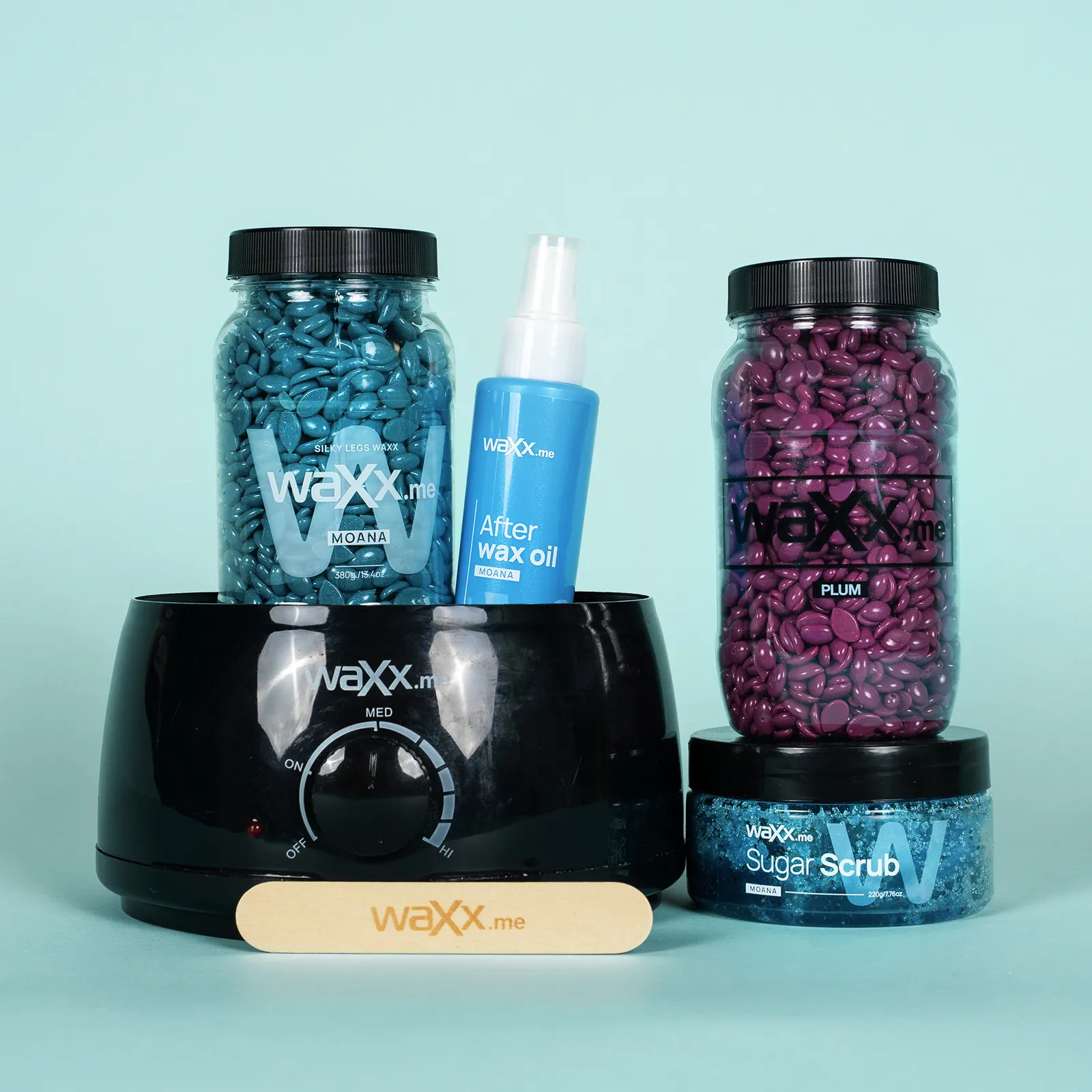 WaXx Silky Legs Box  + Dárek Sugar Scrub 