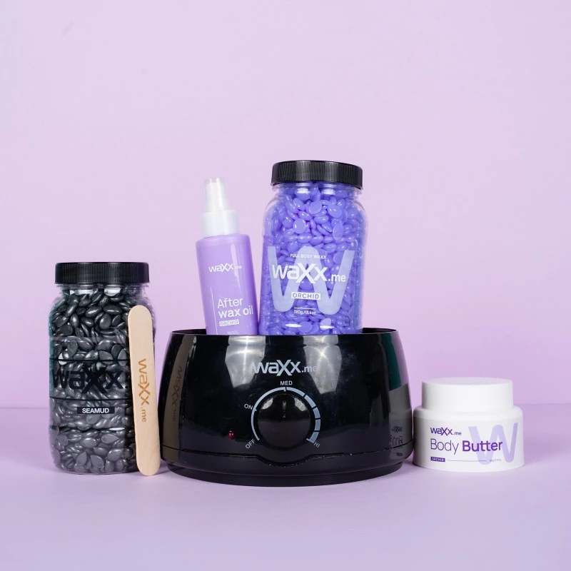 WaXx Box Orchid Glow  + Dárek Olej pro použití po aplikaci vosku 