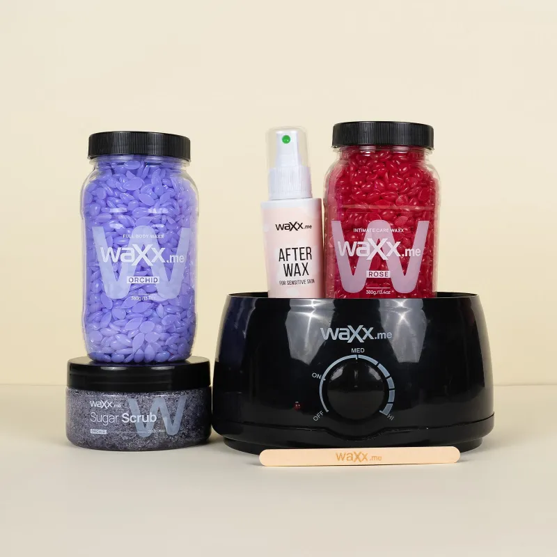 WaXx Petal Power Box  +&nbsp;Dárek Cukrový tělový peeling 