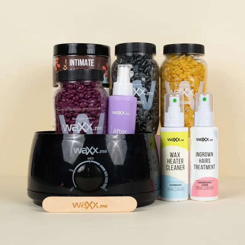 WaXx Golden Growth Box  +&nbsp;Dárek Peeling pro citlivá místa 