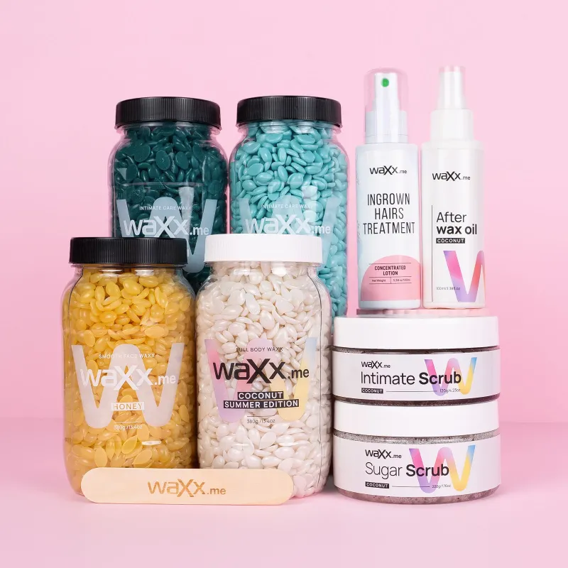 WaXx Box Coco Glow  +&nbsp;Dárek Cukrový tělový peeling 
