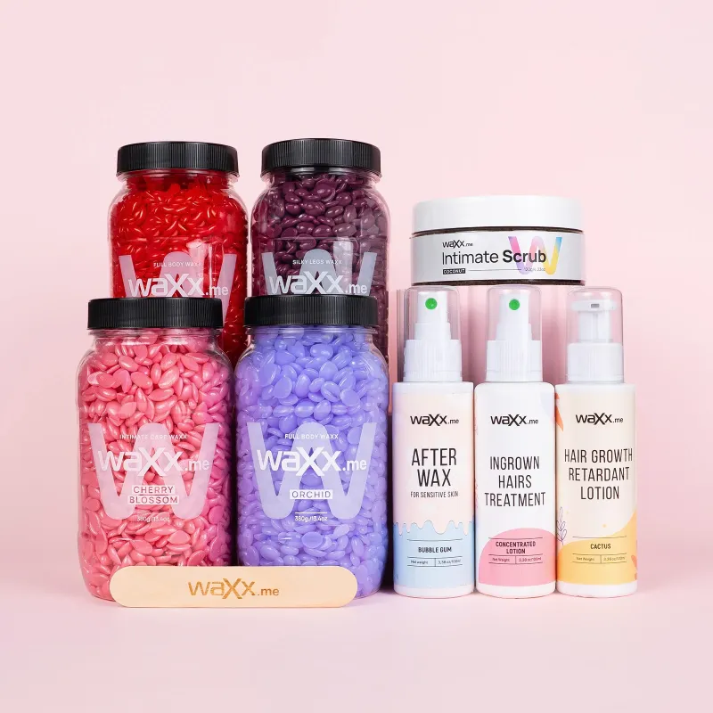 WaXx Beach Ready Box  +&nbsp;Dárek Peeling pro citlivá místa 
