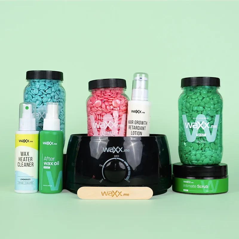 WaXx Pure Cool Box  +&nbsp;Dárek Peeling pro citlivá místa 