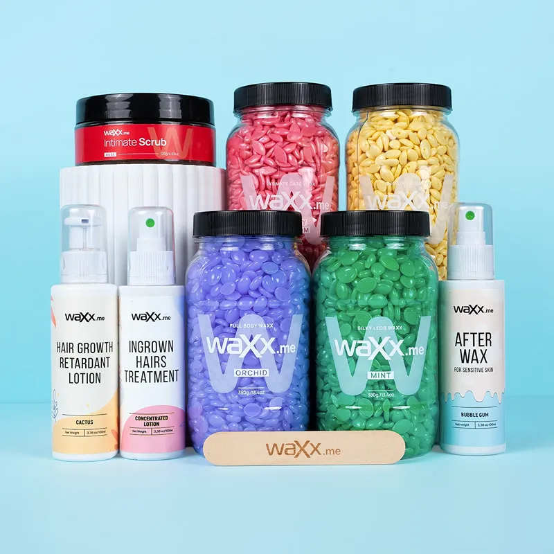 WaXx Warm Days Box  +&nbsp;Dárek Peeling pro citlivá místa 